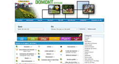 Desktop Screenshot of annuaires.histoire-domont.com